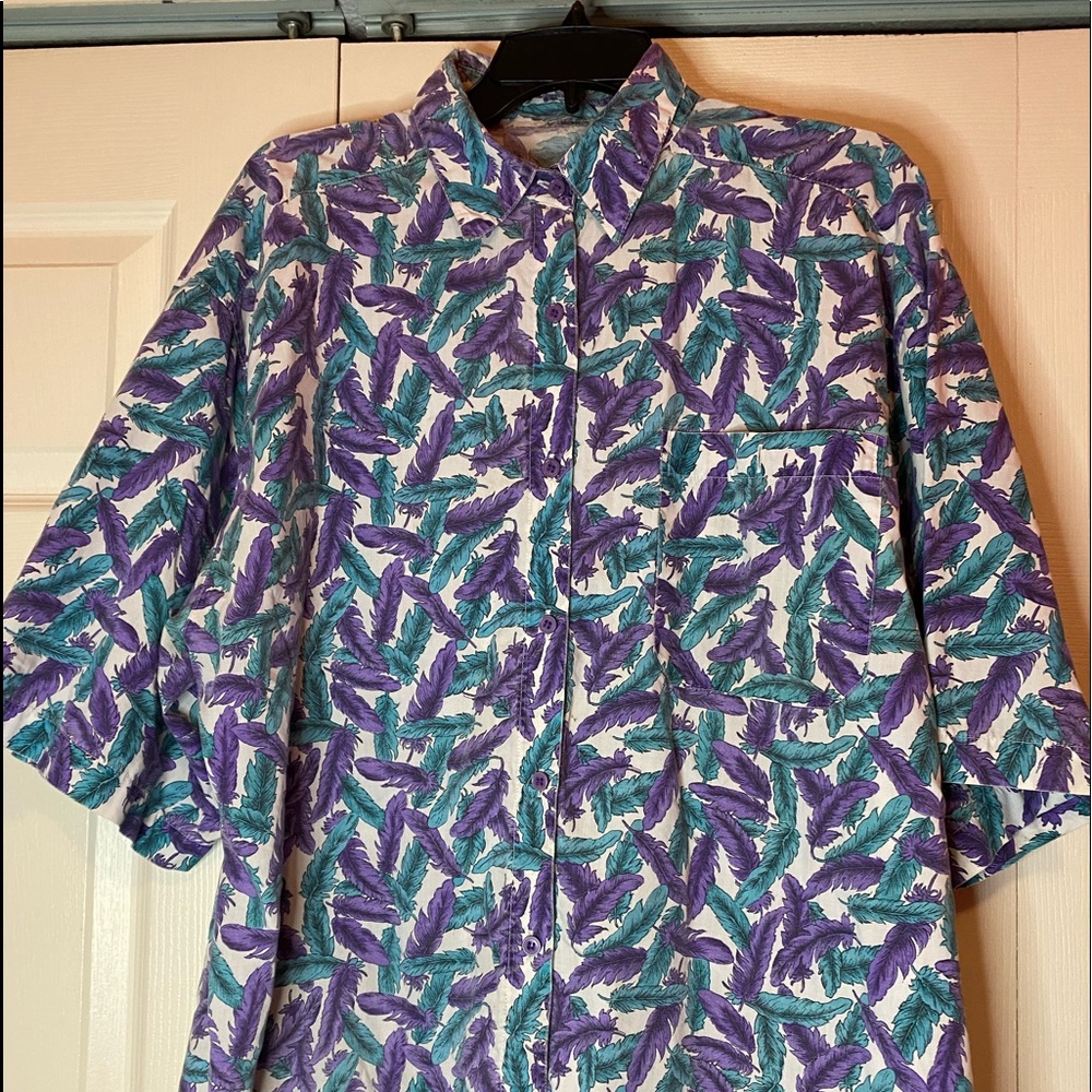 Funky patterned button up